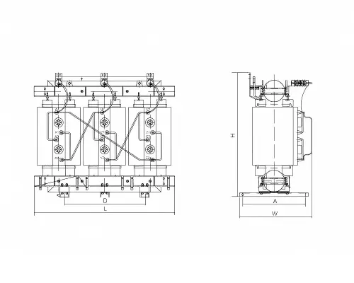 Three Phase Pad Mounted Auto Isolation Dry Type Transformer