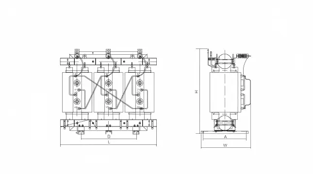 Scb13 800kva Epoxy Resin Cast Power Transformer